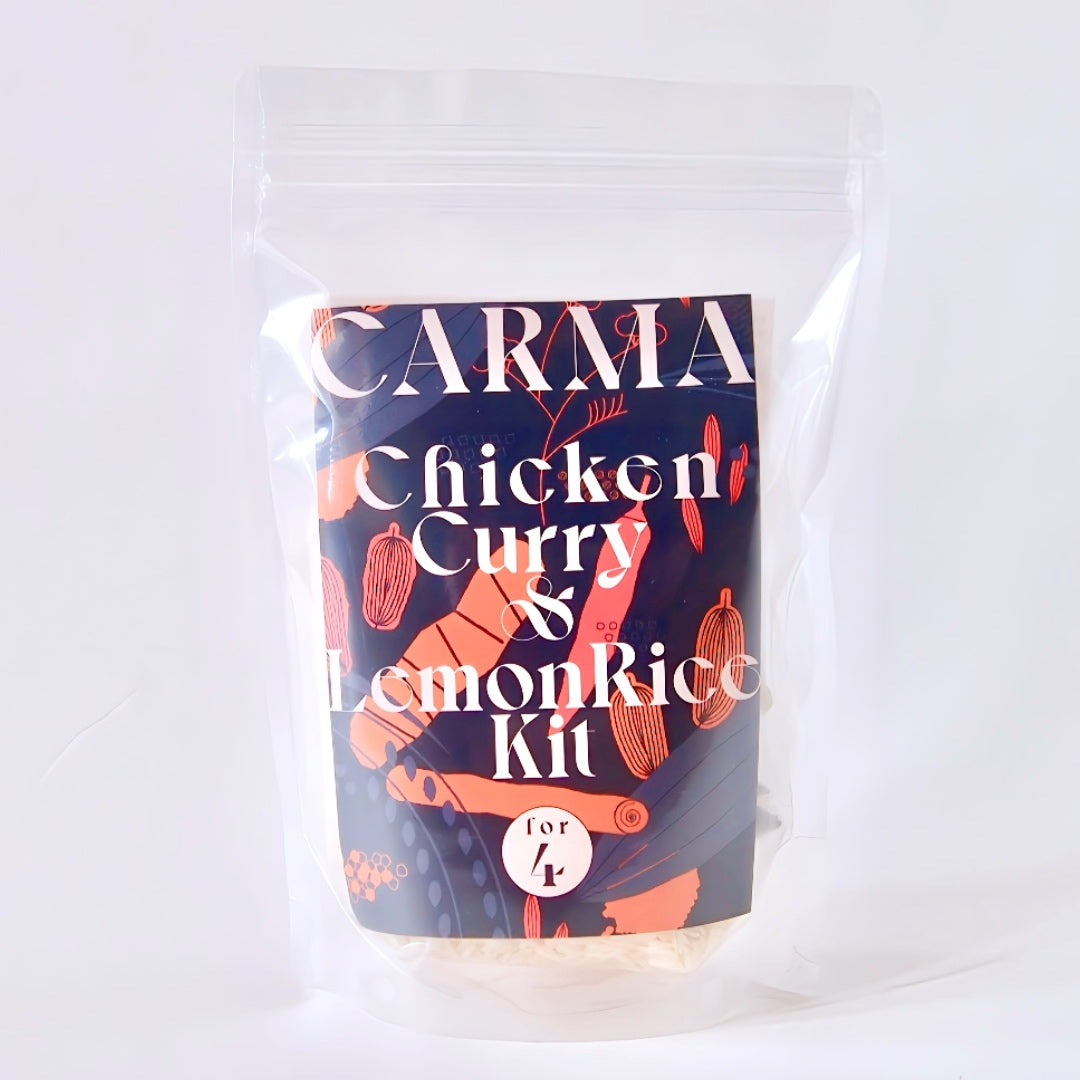 Chicken curry & lemon rice spice kit (4 servings)
