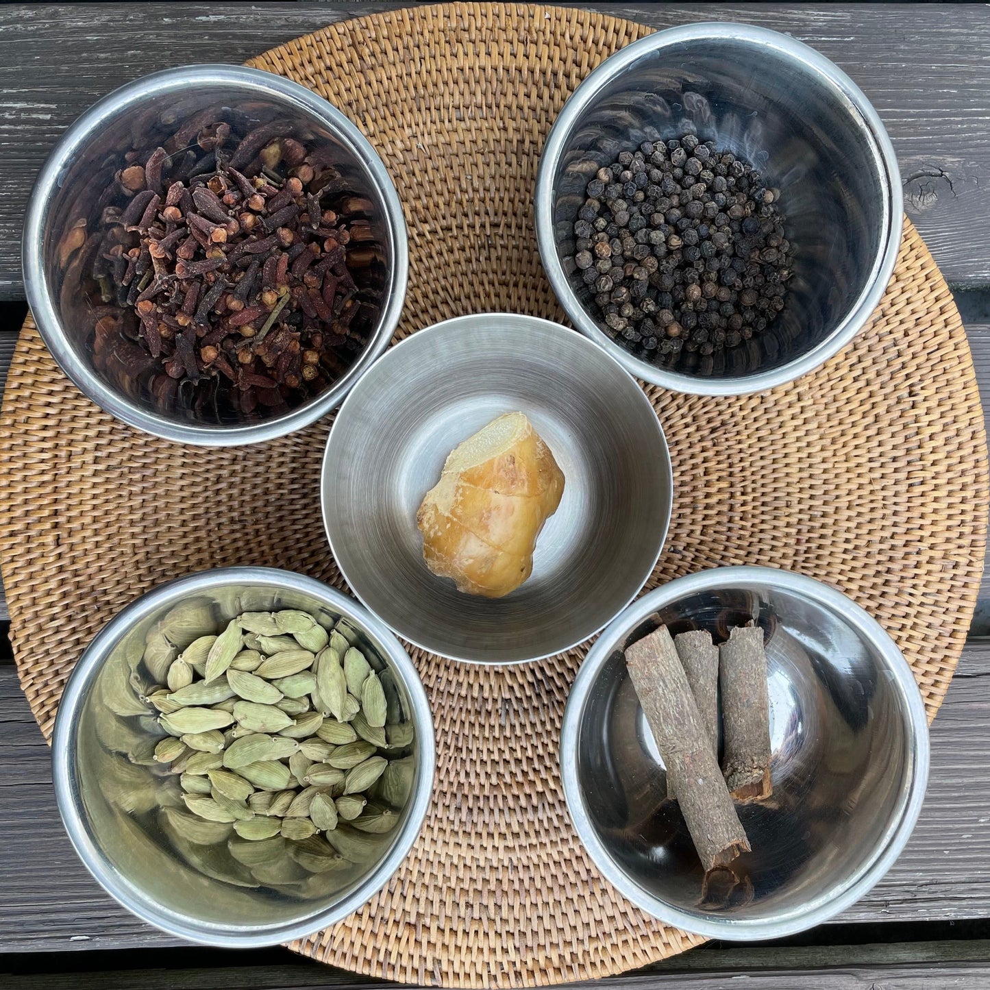 Masala chai set (2 cups of tea bags x 5 bags)