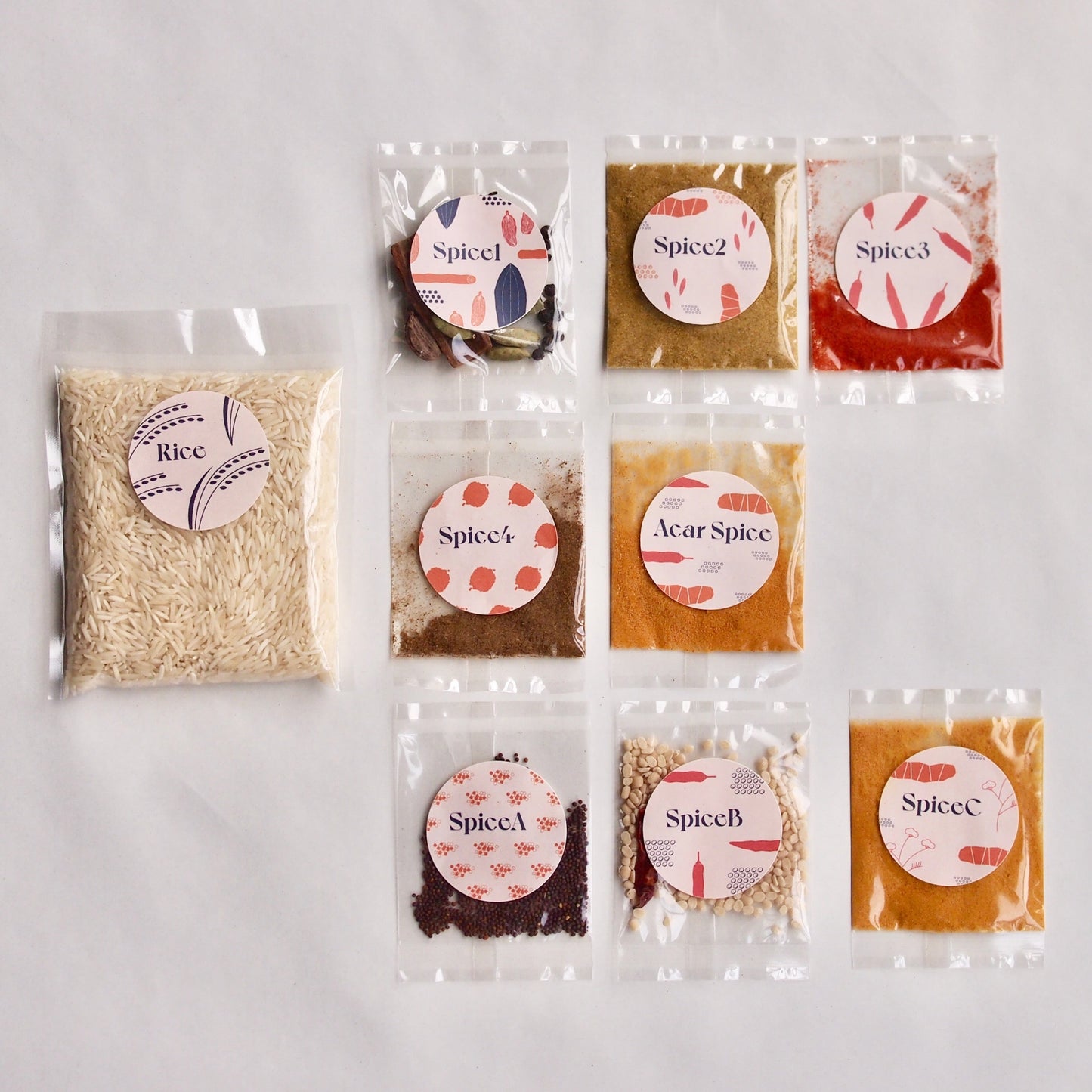 Chicken curry & lemon rice spice kit (2 servings)