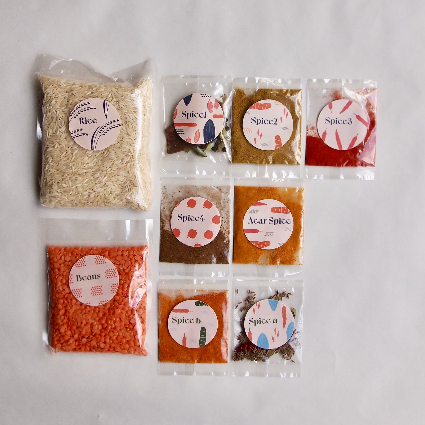 Chicken curry & dal curry spice kit (4 servings)