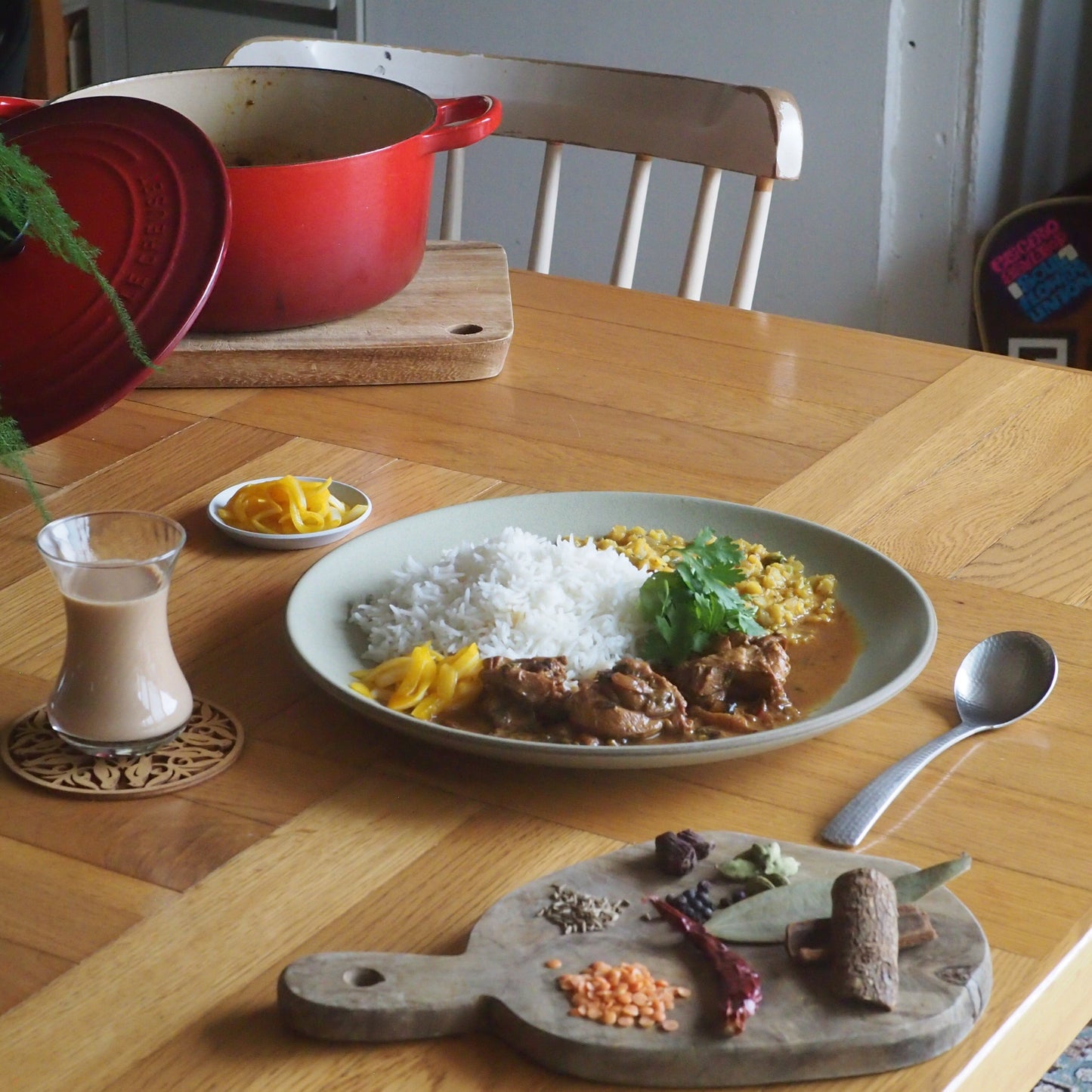 Chicken curry & dal curry spice kit (4 servings)