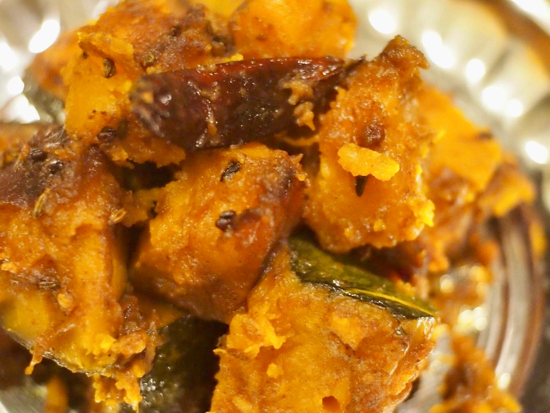 かぼちゃのタルカリレシピ