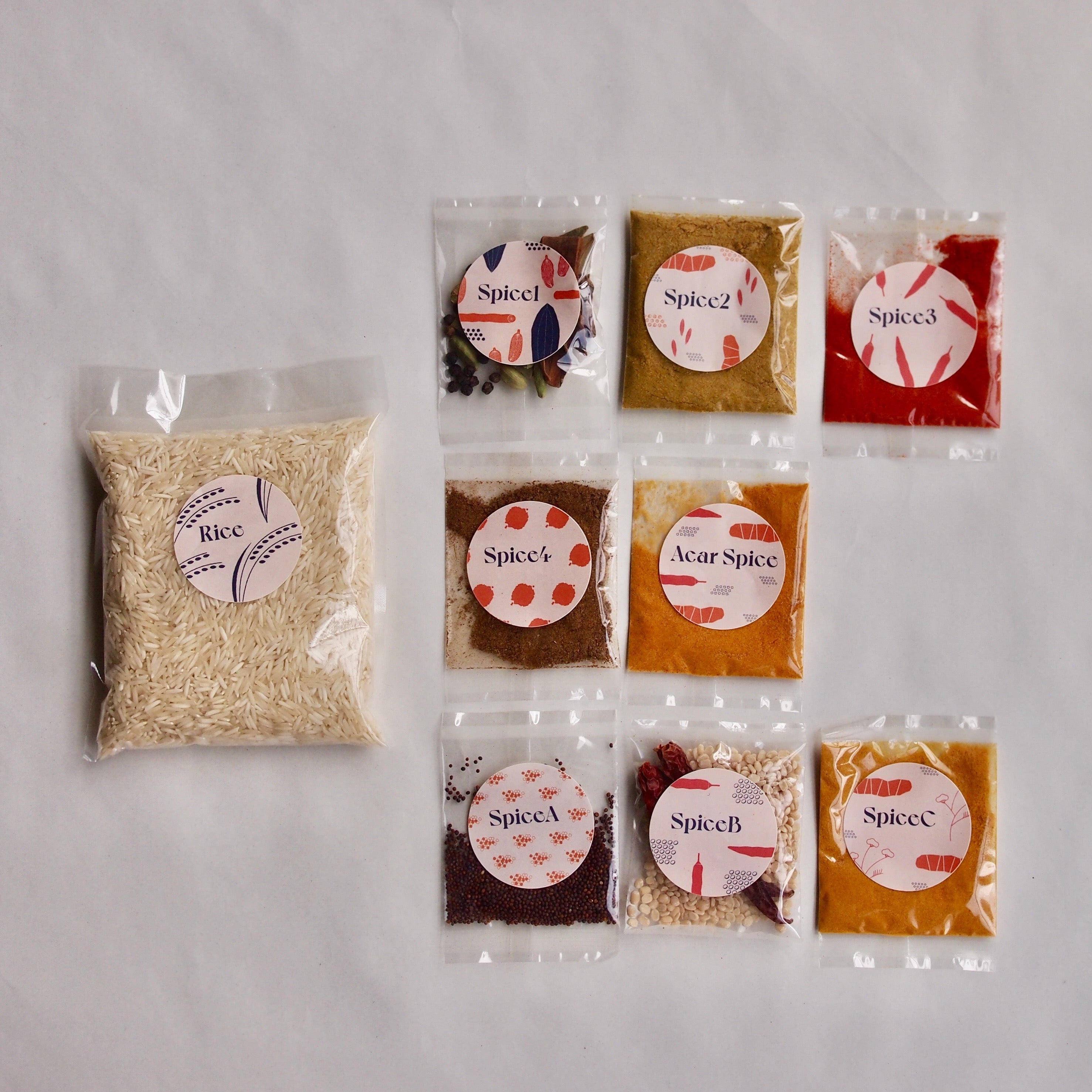 Chicken curry &amp; lemon rice spice kit (4 servings) 