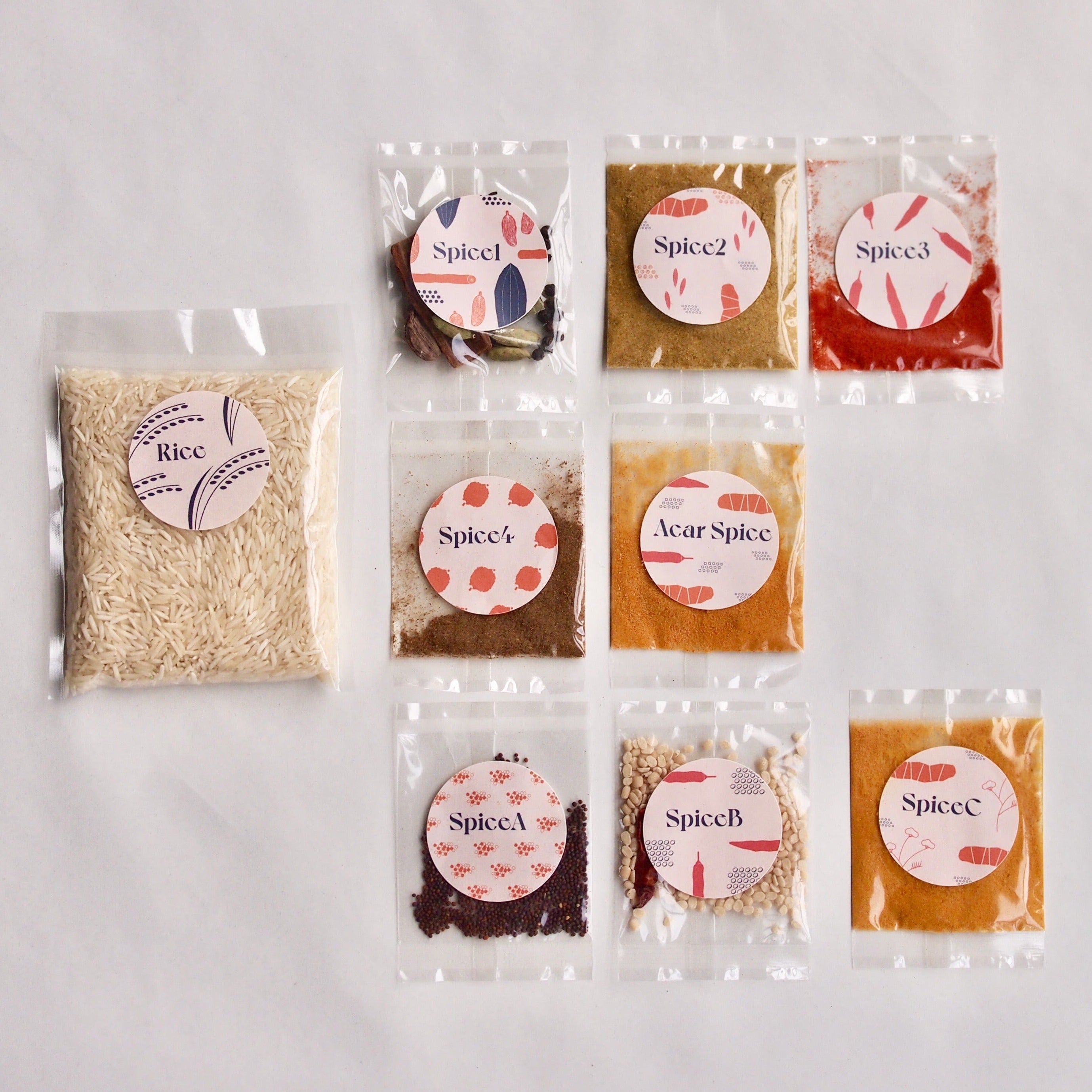 Chicken curry &amp; lemon rice spice kit (2 servings) 