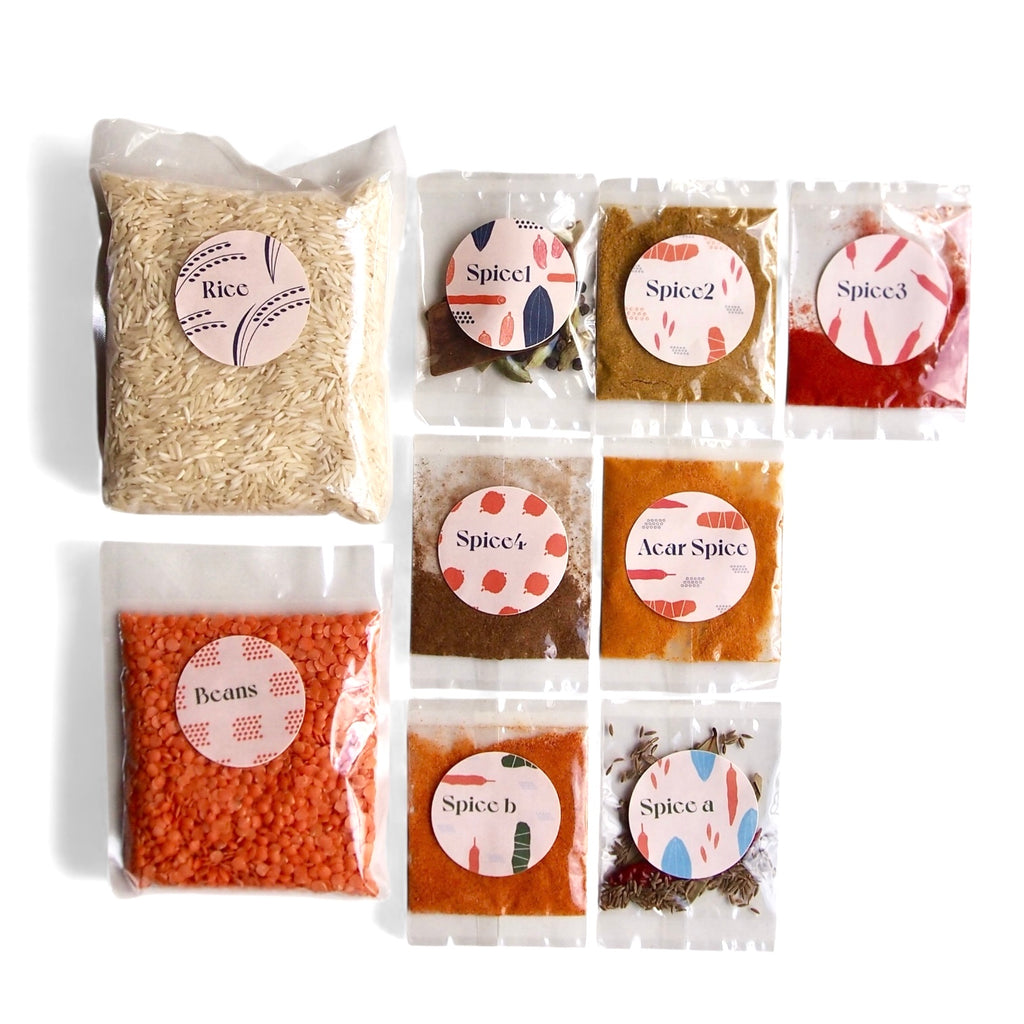 チキンカレー&ダルカレースパイスキット（４人前）