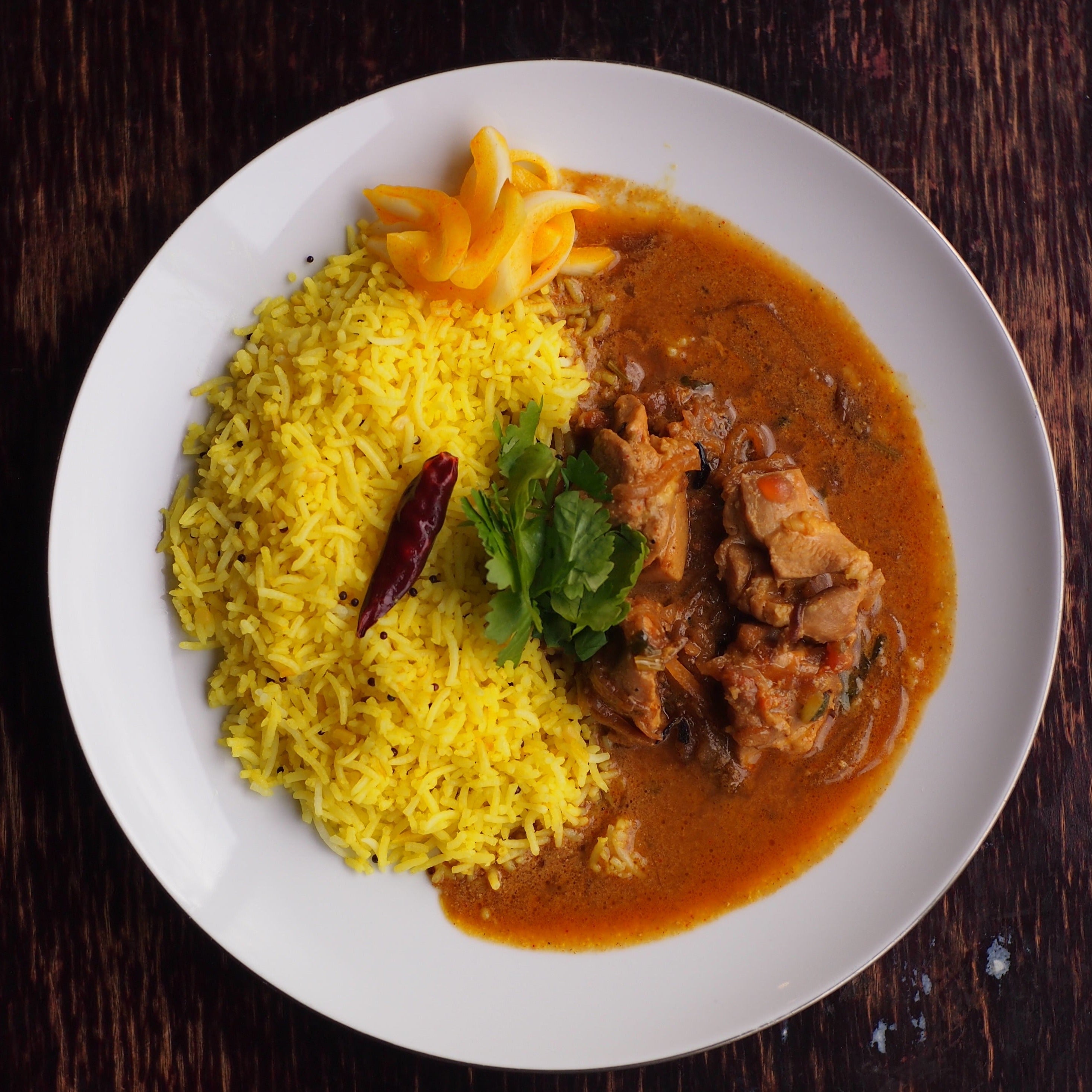 Chicken curry &amp; lemon rice spice kit (4 servings) 